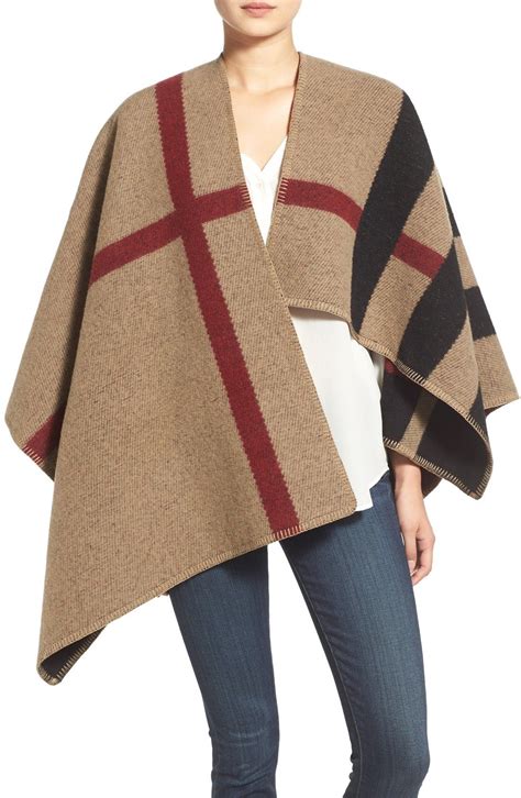 burberry cashmere cape poncho.